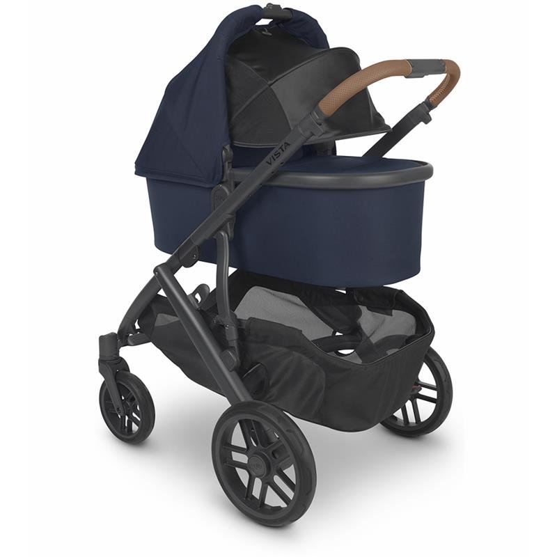 Uppababy - Vista V2 Stroller, Noa (Navy/Carbon/Saddle Leather) - Image 3
