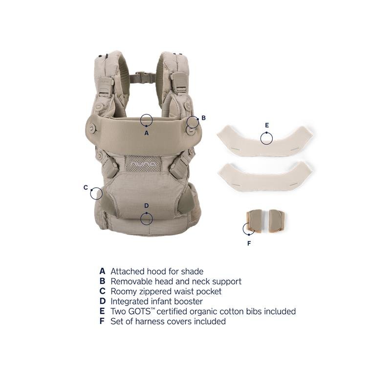 Nuna - Cudl Baby Carrier, Softened Hazelwood - Image 6