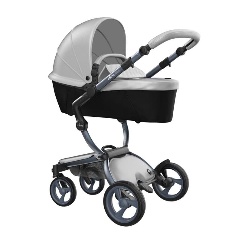 Mima - Xari 4G Complete Stroller, Graphite Grey Chassis/Argento Seat Box/Stone White Starter Pack - Image 2