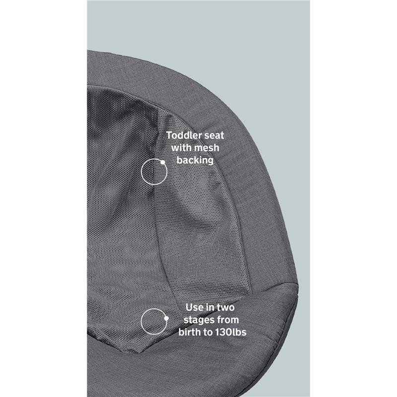 Nuna - Leaf Grow Bouncer, Granite - Image 2