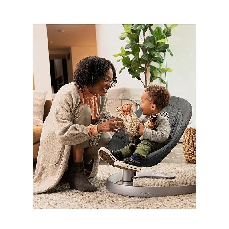 Nuna - Leaf Grow Bouncer, Granite - Image 6