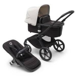 Bugaboo - Fox 5 Complete Stroller, Black/Midnight Black/Misty White