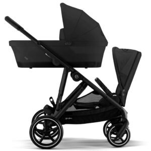 Cybex Gazelle S Toddler/Newborn Comfort Bundle - Moon Black