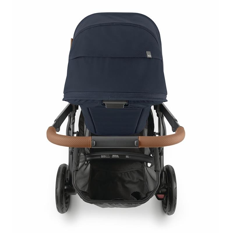 Uppababy - Vista V2 Stroller, Noa (Navy/Carbon/Saddle Leather) - Image 5