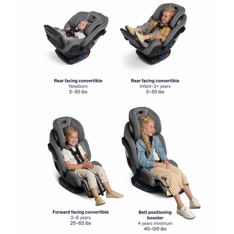 Nuna - EXEC All-In-One Convertible Car Seat, Granite - Image 5