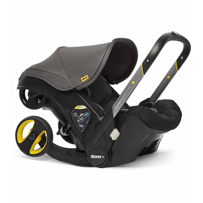 Doona - Infant Car Seat With Base & Stroller, Grey Hound - Image 4