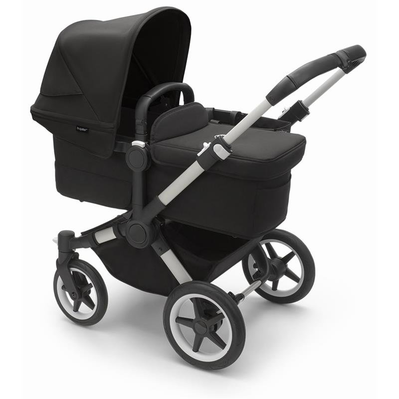 Bugaboo - Donkey 5 Mono Complete Single-to-Double Stroller, Aluminum/Midnight Black - Image 2