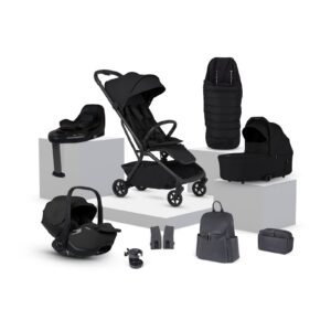 Silver Cross Nia Compact Travel System with Accessory Pack - Onyx