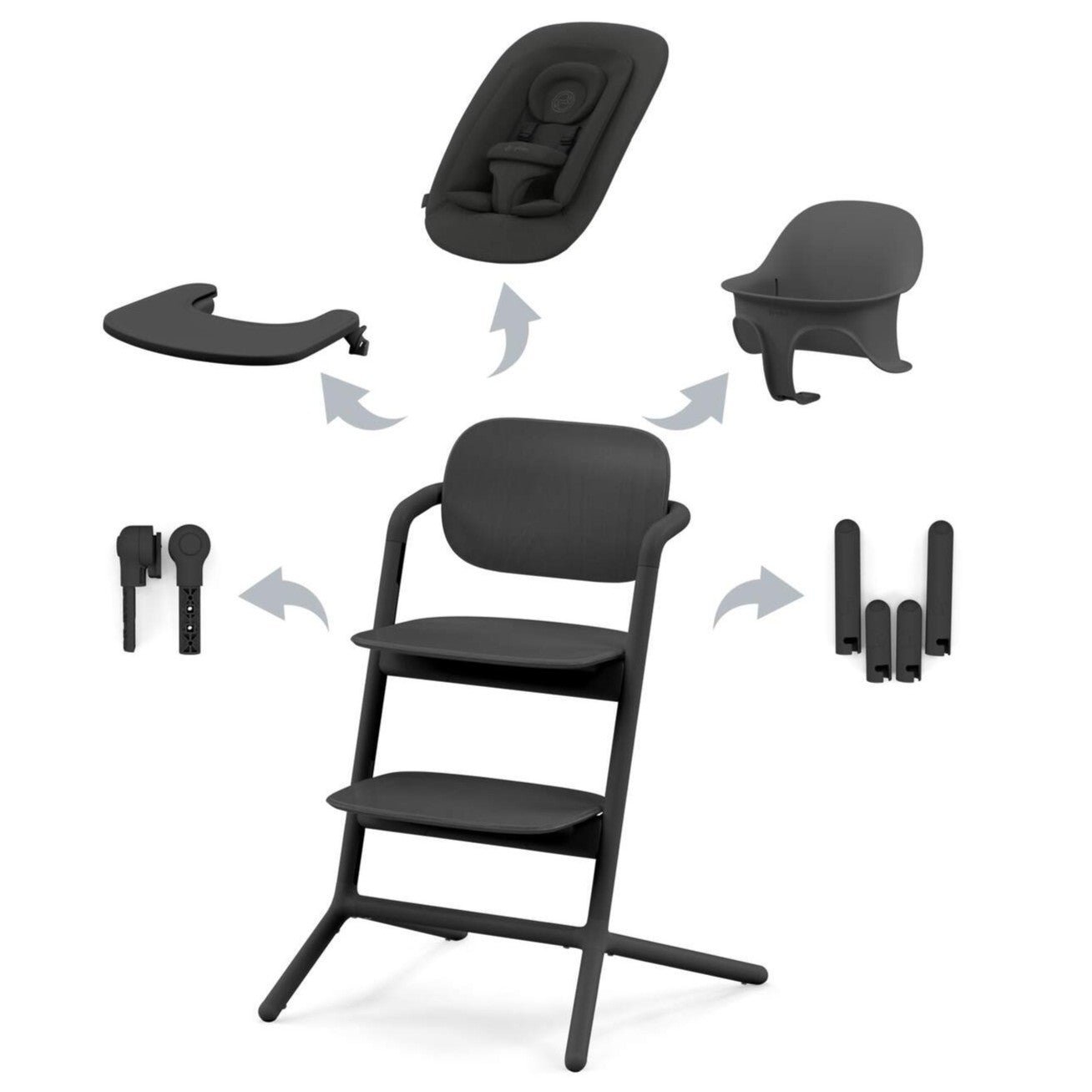Cybex Lemo 4-in-1 Set - Stunning Black