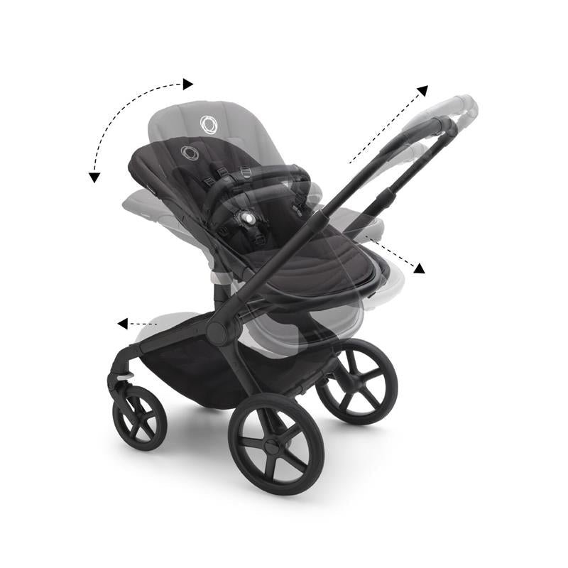 Bugaboo - Fox 5 Complete Stroller, Black/Midnight Black/Misty White - Image 11