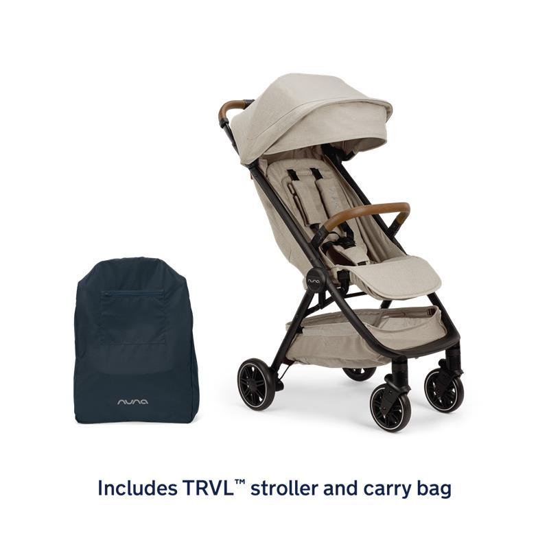 Nuna - Trvl Stroller With Travel Bag, Hazelwood - Image 4